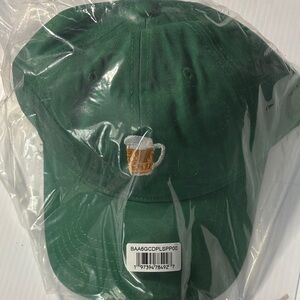 Green Baseball Cap with Beer Mug Embroidery - Brand New in package
